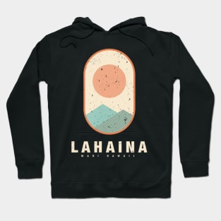 Lahaina Maui Hawaii Vintage Style Hoodie